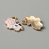 Alloy Enamel Pendants ENAM-WH0001-15KCG-02-1