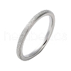 Non-Tarnish Textured 201 Stainless Steel Simple Thin Finger Ring for Women RJEW-I089-26P-3