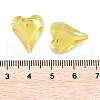 Electroplated Glass Pendants EGLA-M029-05-08-3