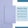 Polyester Mermaid Fish Scale Pattern Fabric DIY-WH0622-024B-2