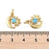 Brass Micro Pave Cubic Zirconia Pendants KK-P300-01P-3