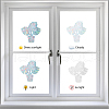 Waterproof PVC Colored Laser Stained Window Film Adhesive Stickers DIY-WH0256-028-4