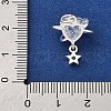 Brass Micro Pave Cubic Zirconia Pendants KK-D378-10S-3