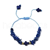 7Pcs Cross Synthetic Turquoise Braided Beaded Bracelets for Women BJEW-JB11345-3