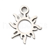 304 Stainless Steel Pendants STAS-M117-01A-P-1