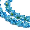 Handmade Millefiori Glass Beads Strands LAMP-H067-01G-3