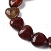 Natural Red Rainbow Jasper Beads Strands G-I372-A06-02-4