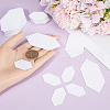 Gorgecraft 200Pcs 2 Styles Hexagon Paper Quilting Templates DIY-GF0008-76-3