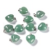 Natural Green Aventurine Pendants X-G-I311-A06-1