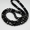Faceted Cube Shaped Crystal Glass Beads Strands GLAA-F008-F02-3