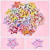  60Pcs 3 Style Cute Spray Painted Iron Snap Hair Clips PHAR-NB0001-07-6