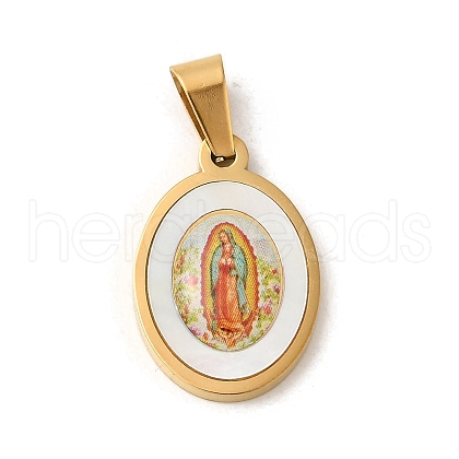 Ion Plating(IP) 304 Stainless Steel Pendants STAS-C103-03G-07-1