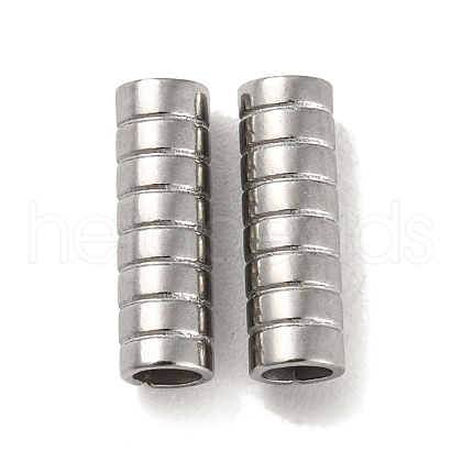 Non-Tarnish 201 Stainless Steel Tube Beads STAS-Z049-05P-1