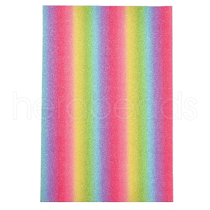 Stripe Pattern PU Leather Fabric AJEW-WH0149B-08-1