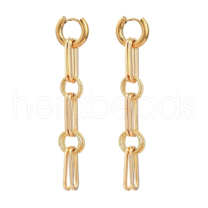 304 Stainless Steel Huggie Hoop Earrings EJEW-JE04267-1