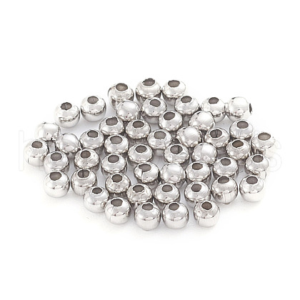 Tarnish Resistant 304 Stainless Steel Beads STAS-G230-P02-1