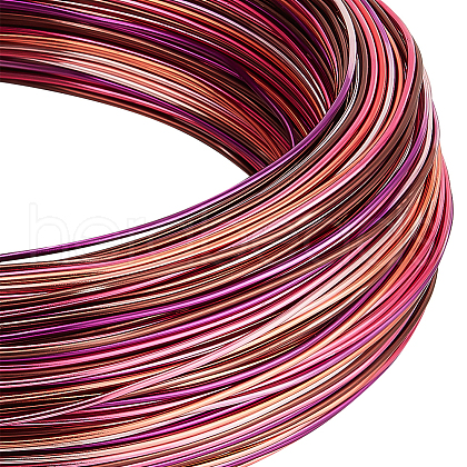 BENECREAT 1 Roll Gradient Color Aluminum Wire AW-BC0003-38B-1