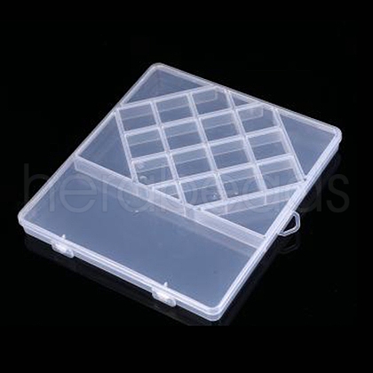 Rectangle Polypropylene(PP) Bead Storage Containers CON-YW0001-27-1
