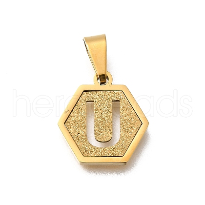 304 Stainless Steel Charms STAS-H227-01G-U-1