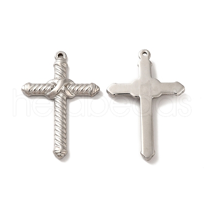 Non-Tarnish 304 Stainless Steel Pendants STAS-Q001-06P-1