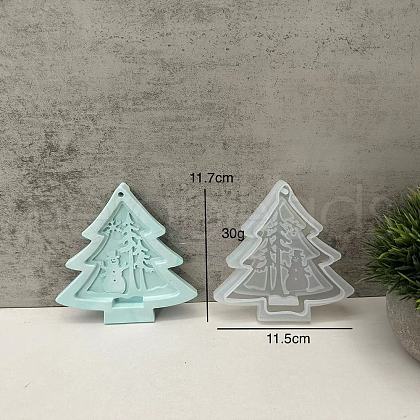 Christmas Theme DIY Pendants Decoration Silicone Mold DIY-F151-01A-1