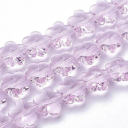Transparent Glass Beads GLAA-Q066-10mm-C16-1