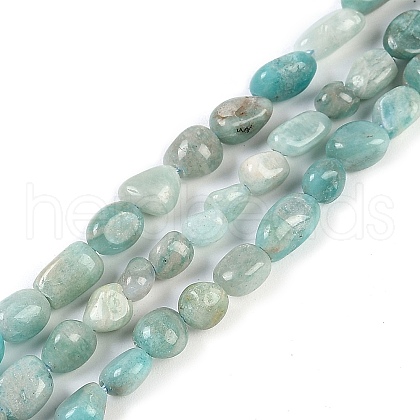 Natural Amazonite Beads Strands G-P497-01B-18-1