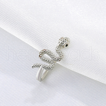 Brass Snake Clip on Nose Rings WGF4B6F-02-1
