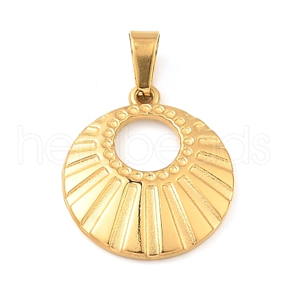 Ion Plating(IP) 304 Stainless Steel Pendants STAS-H182-06G-1
