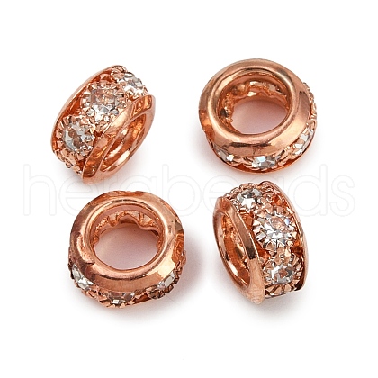 Brass Rhinestone Beads KK-U071-02C-01RG-1