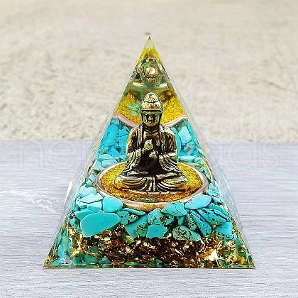 Orgonite Pyramid Resin Energy Generators PW-WGA4B6B-02-1