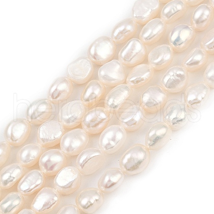 Natural Cultured Freshwater Pearl Beads Strands PEAR-P064-20I-04A-1