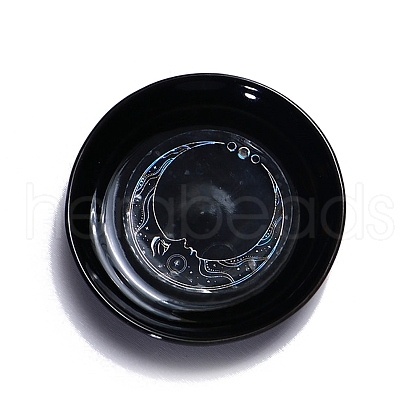 Flat Round Porcelain Jewelry Plates PW-WGA4D51-01-1