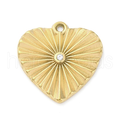 304 Stainless Steel Pendants STAS-V003-05G-06-1