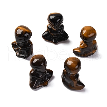 Natural Tiger Eye Display Decorations DJEW-P019-E07-1
