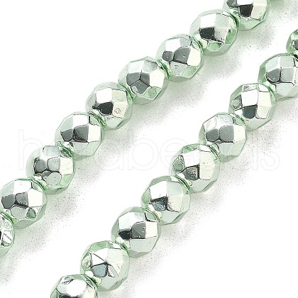 Electroplated Synthetic Non-magnetic Hematite Beads Strands G-B132-B01-01D-1