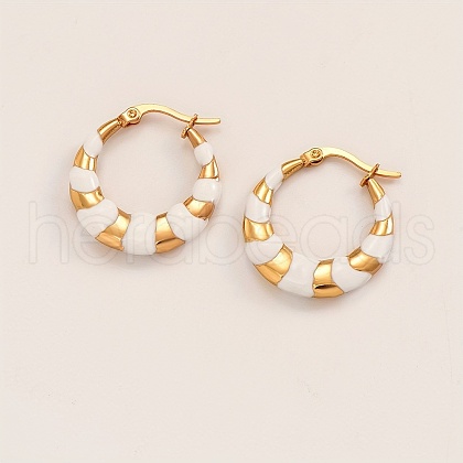 Stylish Enamel Earrings Set CV3783-1-1
