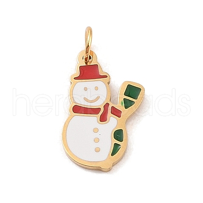 Christmas Theme 304 Stainless Steel Pendants STAS-F305-01-1