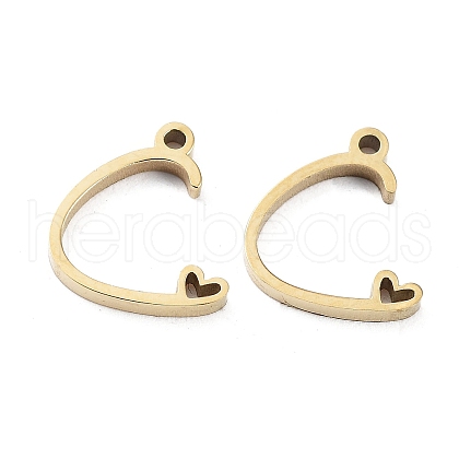 304 Stainless Steel Charms X-STAS-M327-02G-C-1