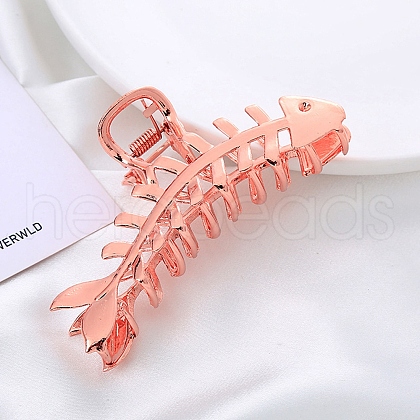 Fishbone Zinc Alloy Claw Hair Clips PW-WG608A4-03-1