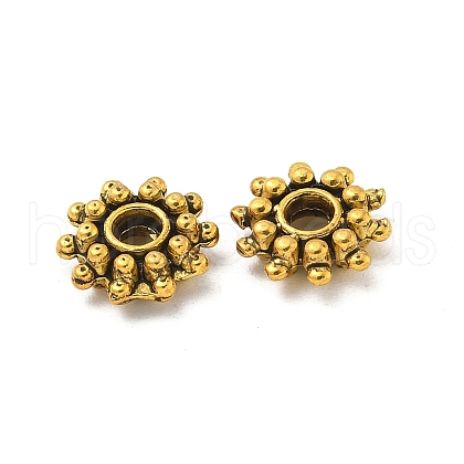 Alloy Spacer Beads TIBE-P003-04AG-1