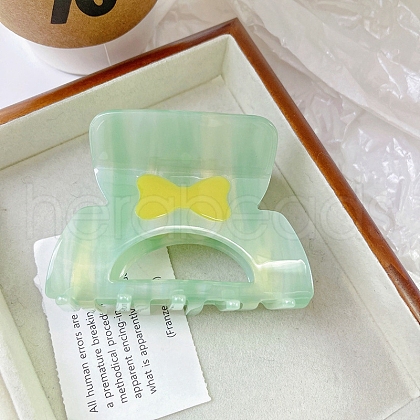Cellulose Acetate Claw Hair Clips PW-WG21FC6-02-1