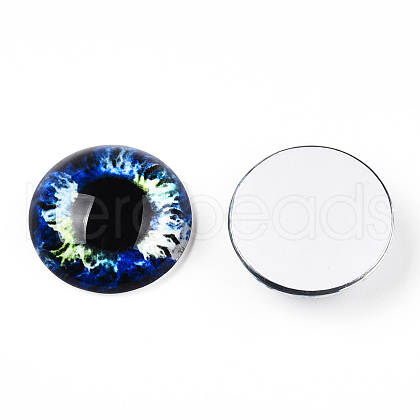 Glass Cabochons GGLA-T004-03-O-1