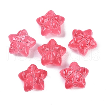 Transparent Spray Paint Glass Beads X1-GLAA-H035-02A-1