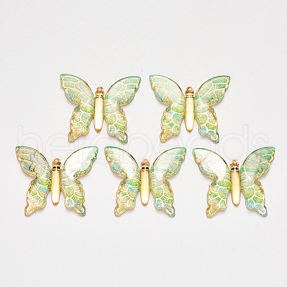 Transparent Acrylic Pendants X-TACR-R140-06H-1