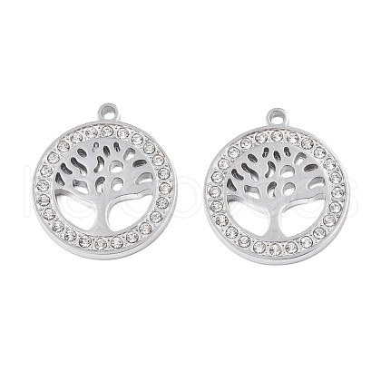 304 Stainless Steel Pendants STAS-N095-157-1