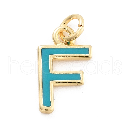Rack Plating Brass Pendants KK-C065-03F-G-1