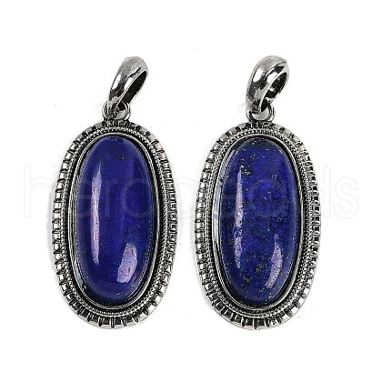 Natural Lapis Lazuli Pendants G-I370-07AS-02-1