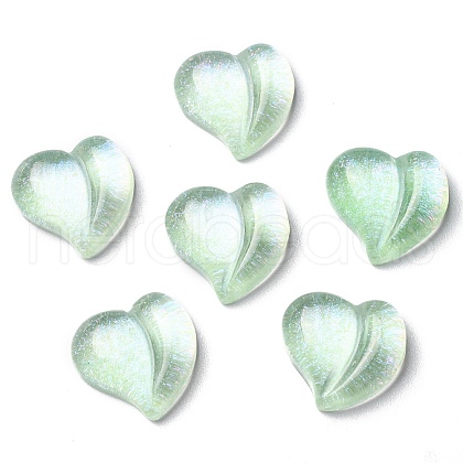 Translucent Resin Cabochons RESI-B016-03D-1