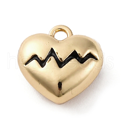 Alloy Enamel Charms ENAM-P257-02G-01-1
